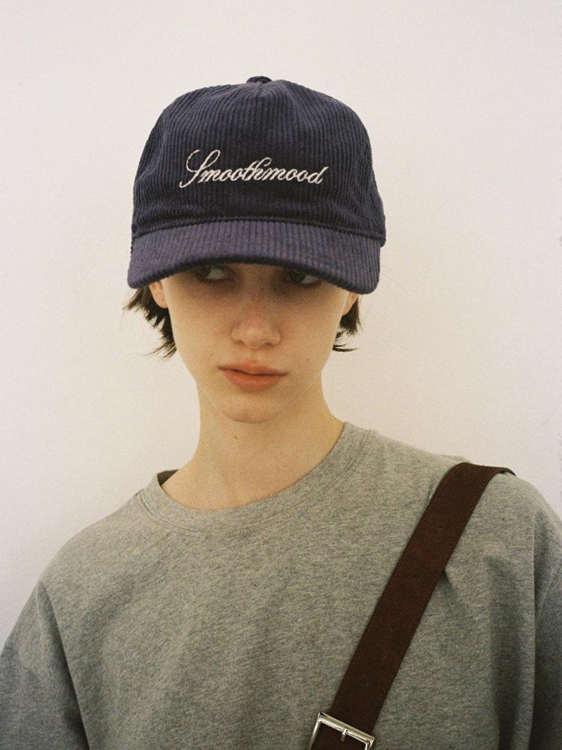 Blueberry Corduroy Logo Ball Cap