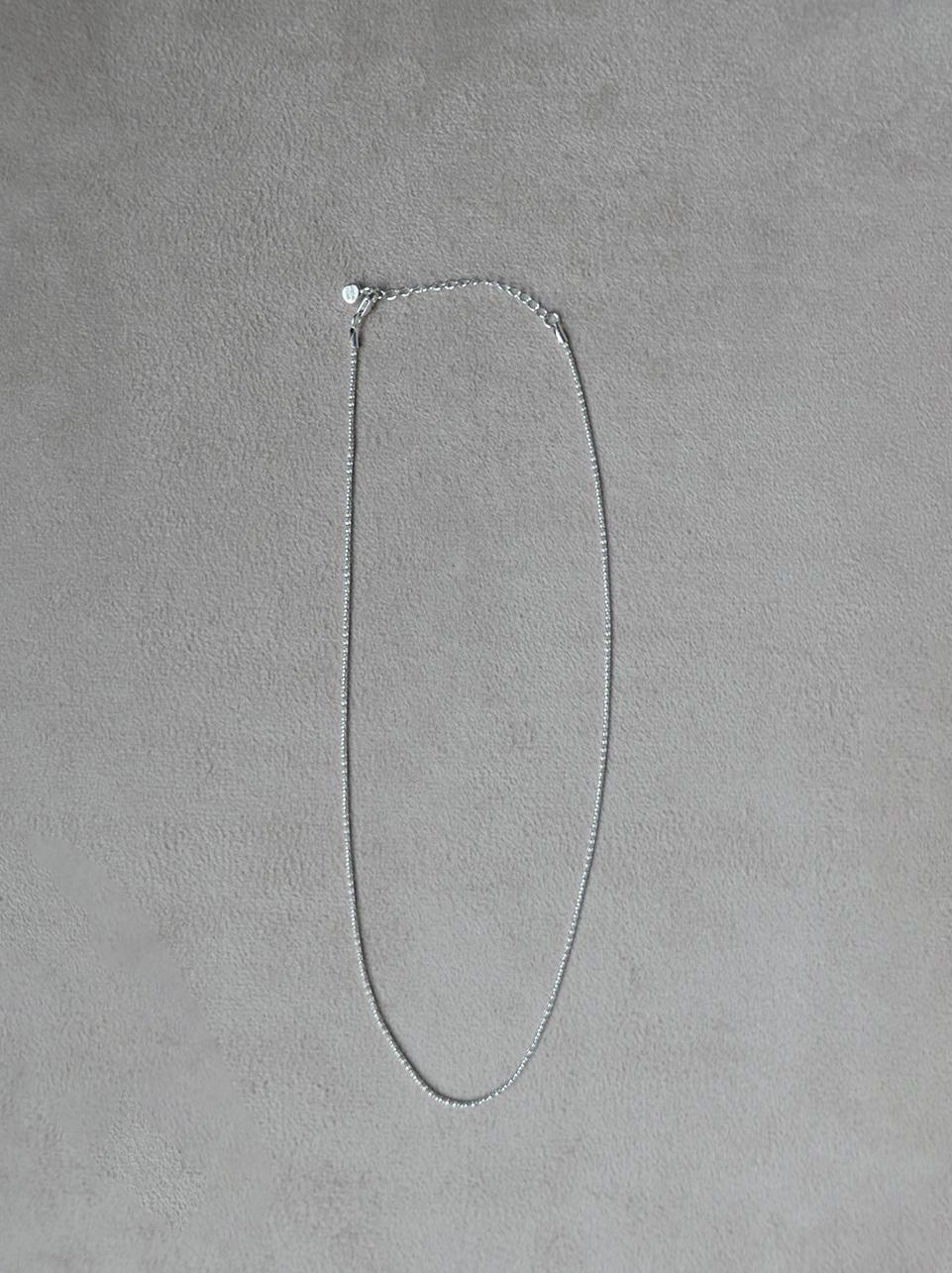 Silver simple necklace 실버심플목걸이