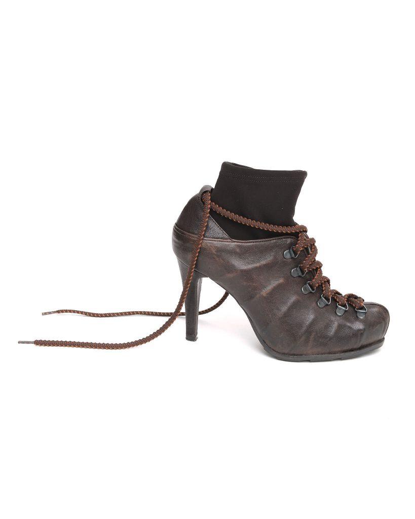 BROWN HIKING PUMPS - Anemonia