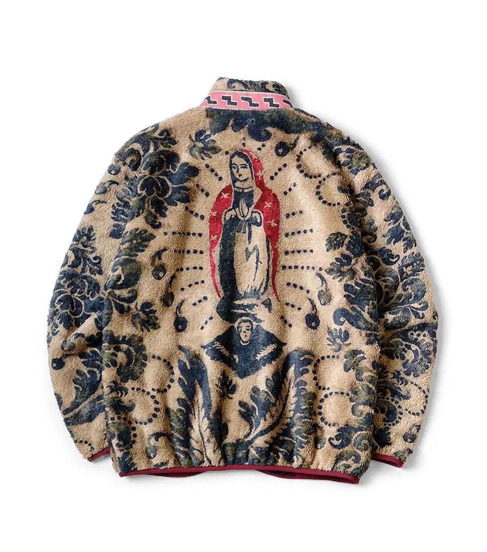 [KAPITAL]DAMASK FLEECE ZIP BLOUSON(VIRGINMARIA)'BEIGE\'