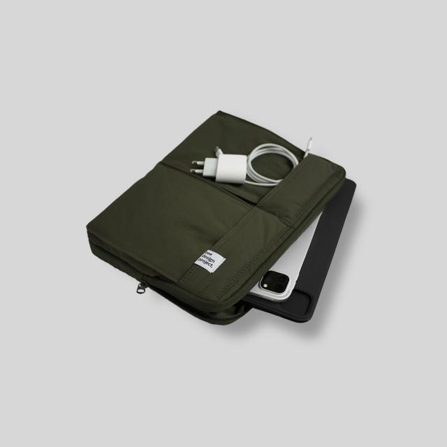 edp 아이패드 파우치 카키 (갤럭시탭s7+ 아이패드 프로 4세대 5세대 에어 11인치)
