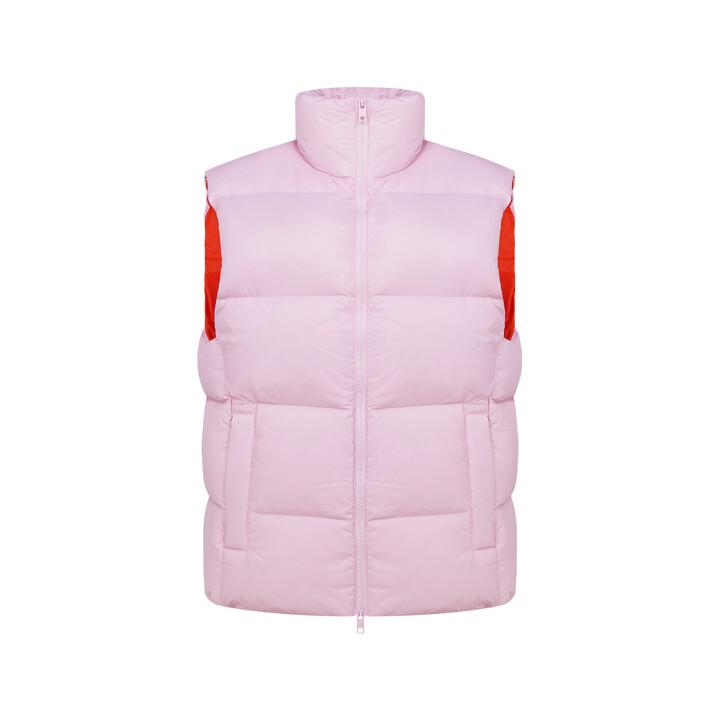 MSGM 여성 투톤 베스트 패딩(3341MDH17 227701 12) 라이트핑크