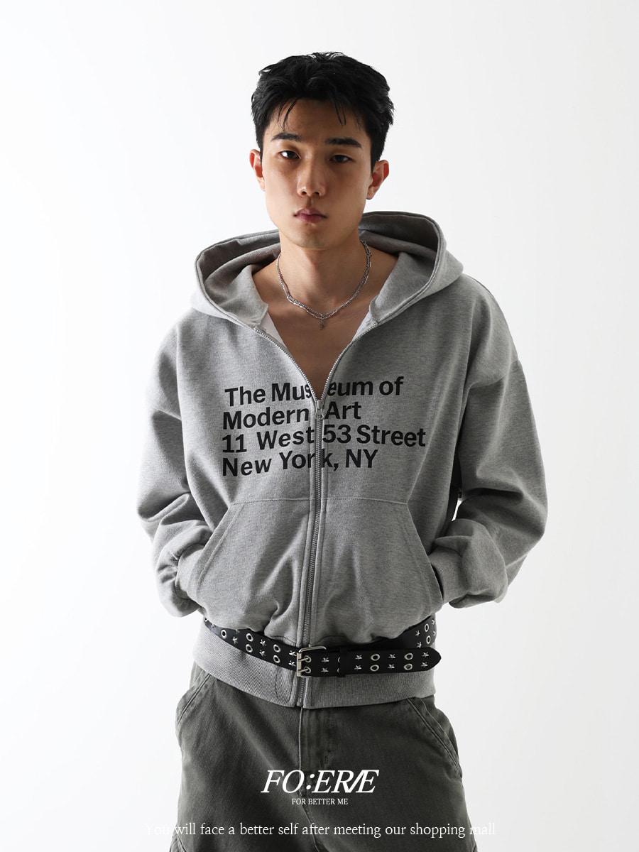 Muse semi crop hoodie jip-up