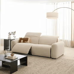 더유닛 3인 패브릭소파 일면 리클라이너형