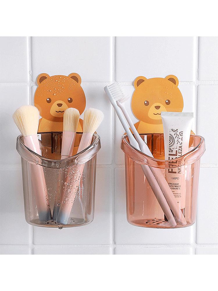 귀여운 곰돌이 물 빠짐 꽂이 3개입 세트 구성