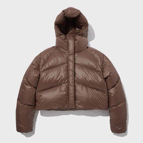 컬러 미 벌룬 자켓 UJ1DP81D_BRW