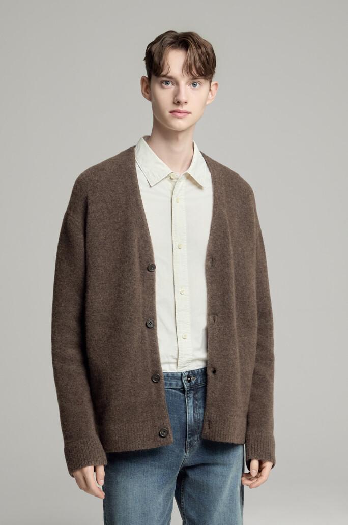 [DKNY] 울 야크 블렌디드 가디건