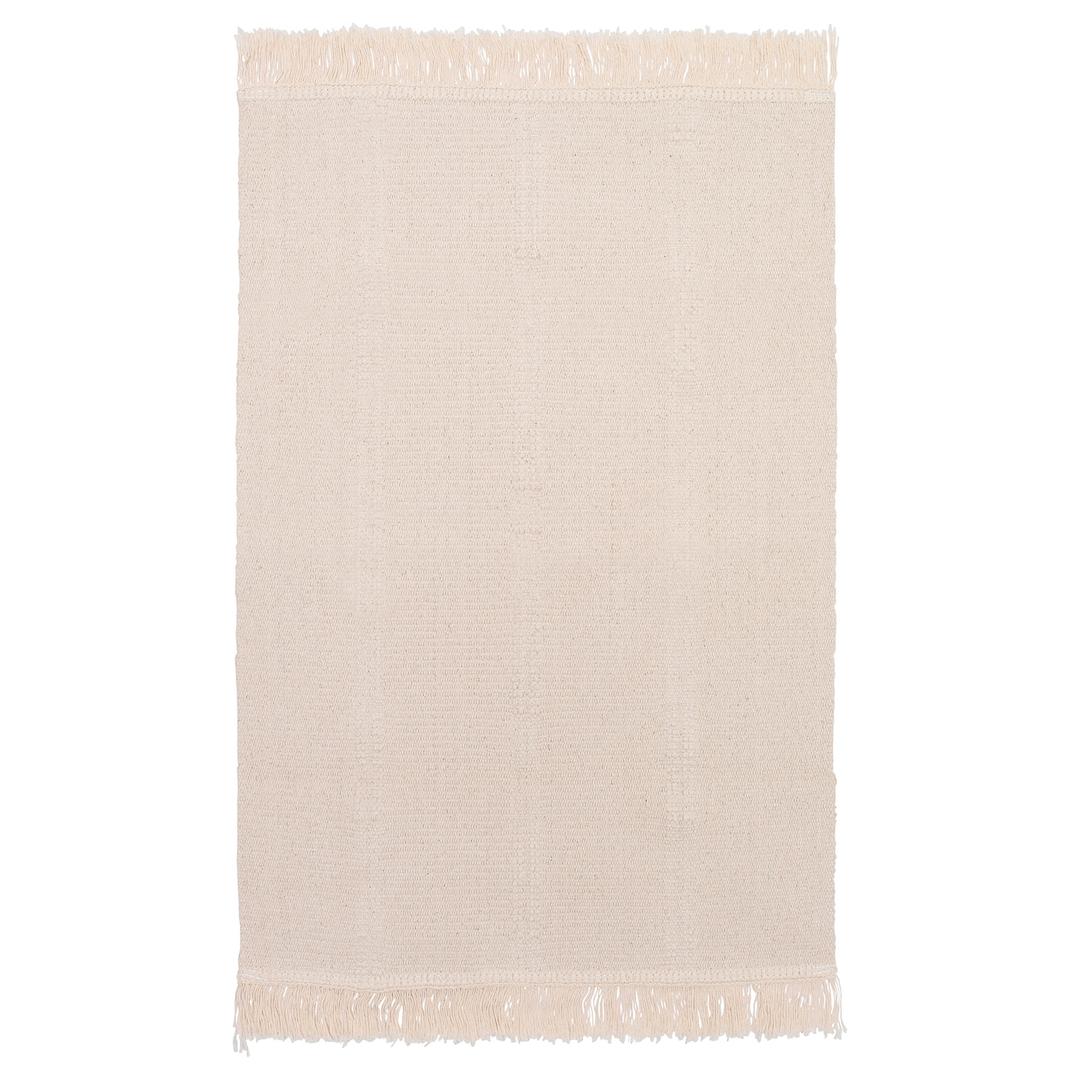 SORTSÖ 소르트쇠 평직러그 - 미표백 55x85 cm