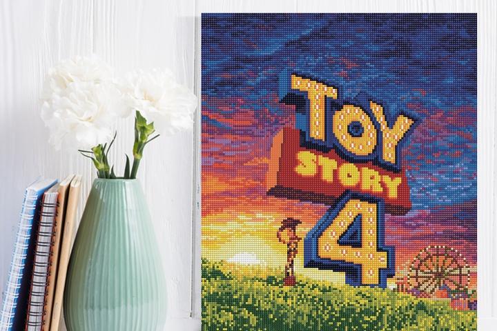 디즈니 픽사 토이스토리 DIY 보석십자수_인테리어 캔버스 액자