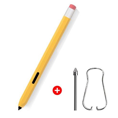 에코아미 갤럭시탭 S펜 연필 케이스 S6 라이트 + 메탈 펜촉 세모형(핀셋 포함) - 터치펜 | 쿠팡