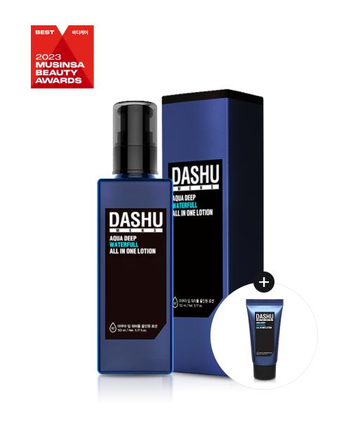 다슈(DASHU)  맨즈 아쿠아 딥 워터풀 올인원 로션 153ml (+아쿠아 올인원 로션 30ml 증정) - 후기 | 무신사