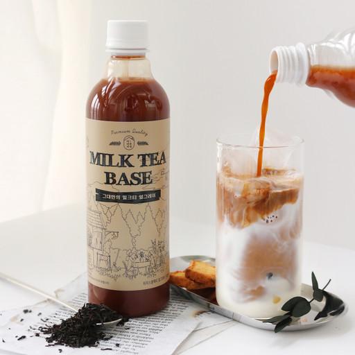 얼그레이 대용량 밀크티 베이스 500mL/밀크티/하이볼 [원산지:작품정보참조]