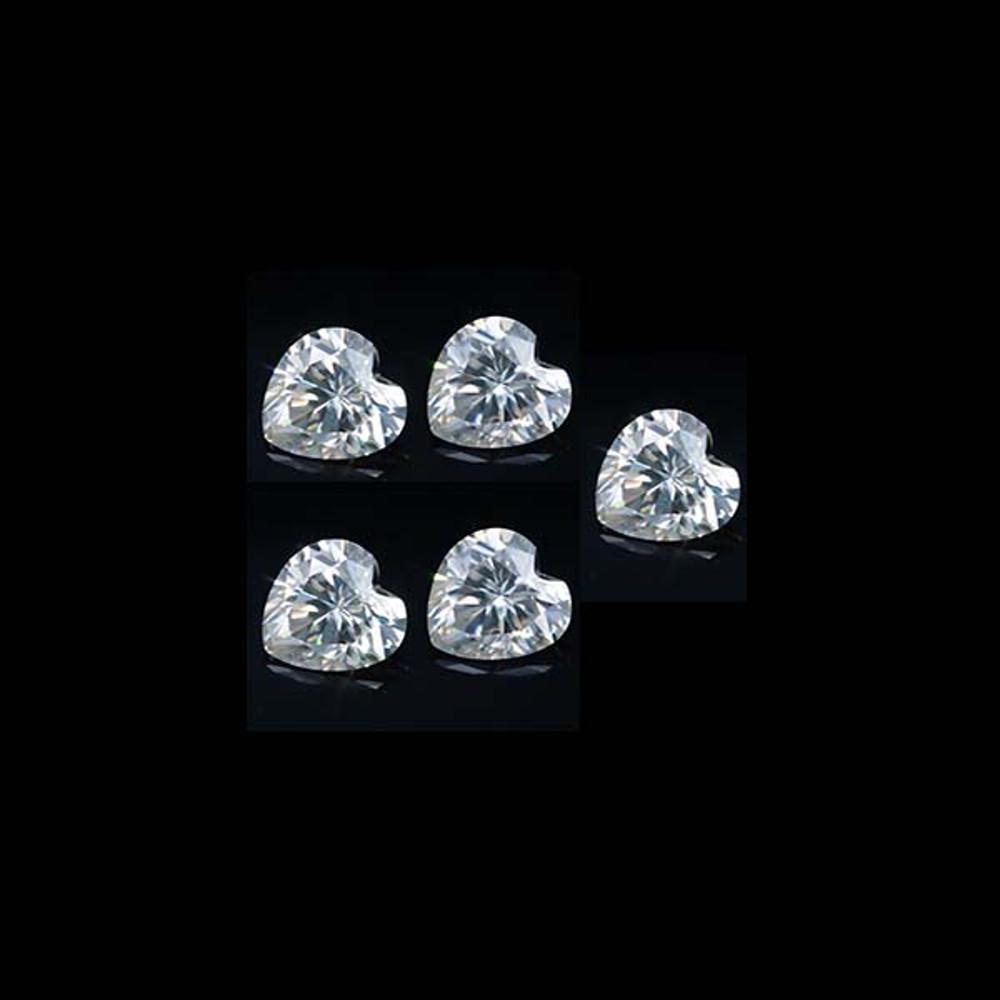 지르콘 하트스톤 크리 4mm V컷네일재료