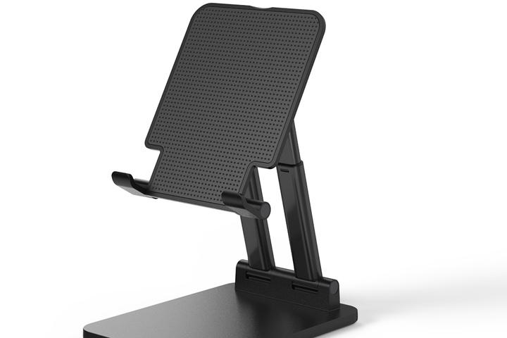 NEXT-MOH3601T 블랙 접이식 탁상용 스마트폰 태블릿 거치대