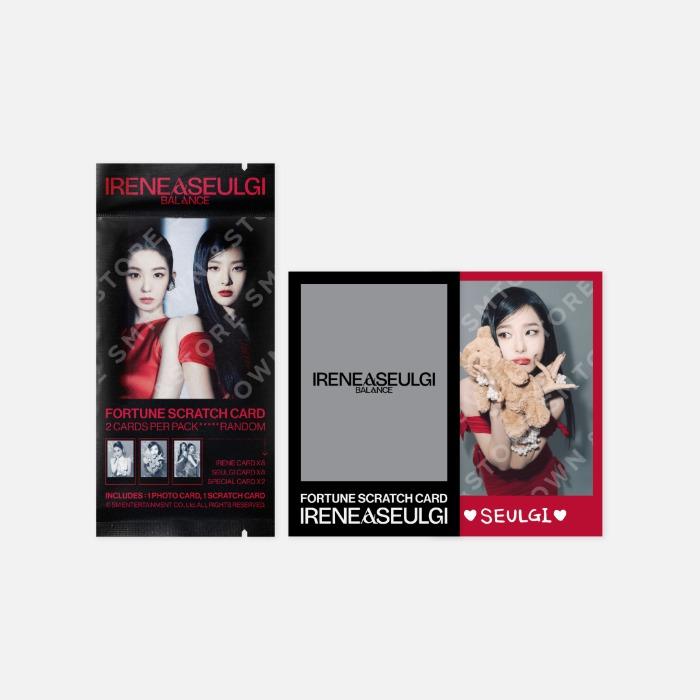 2025 IRENE & SEULGI Concert Tour [BALANCE] FORTUNE SCRATCH CARD SET