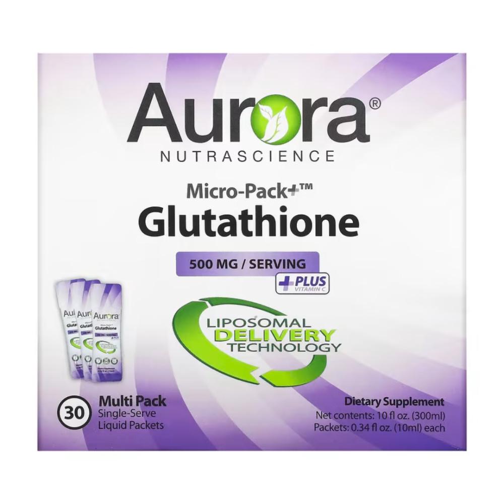 오로라 글루타치온 750mg 리포조말 리포소말 액상 32팩 [원산지:미국산(Aurora Nutrascience)]