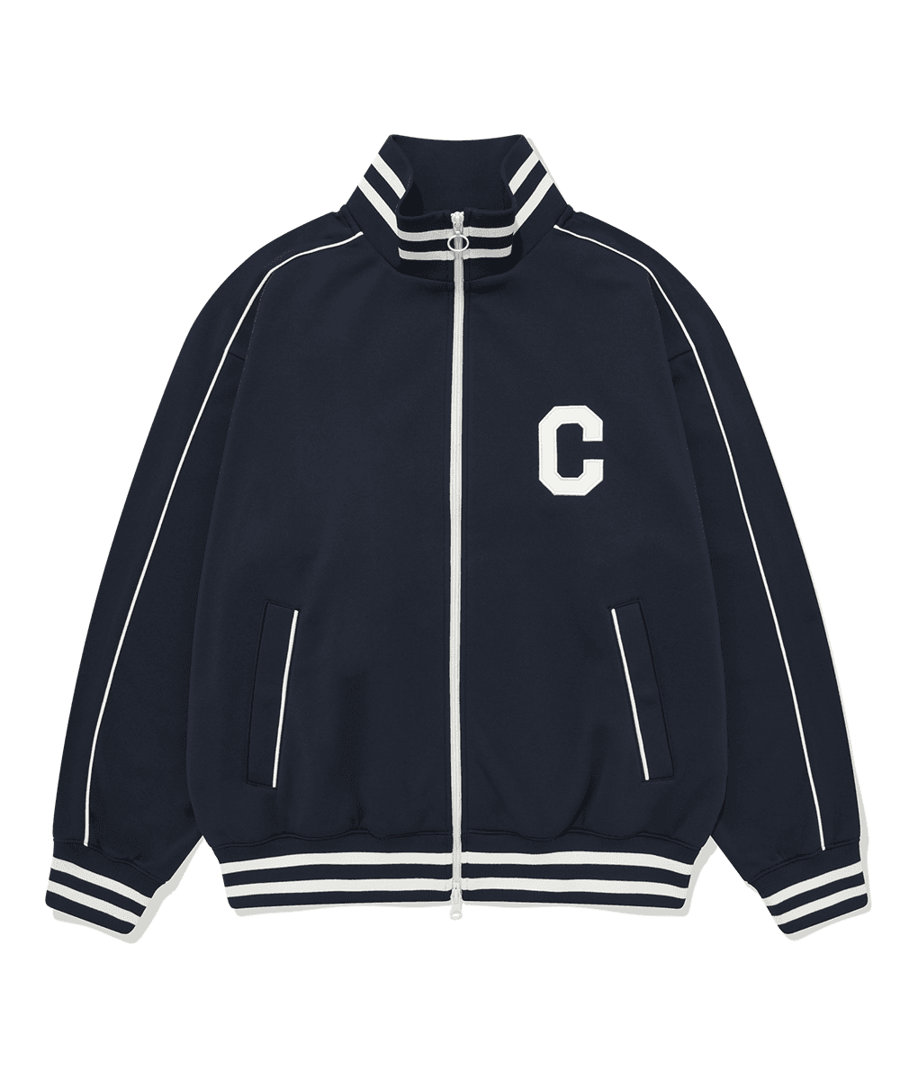 C 로고 트랙 자켓 다크 네이비