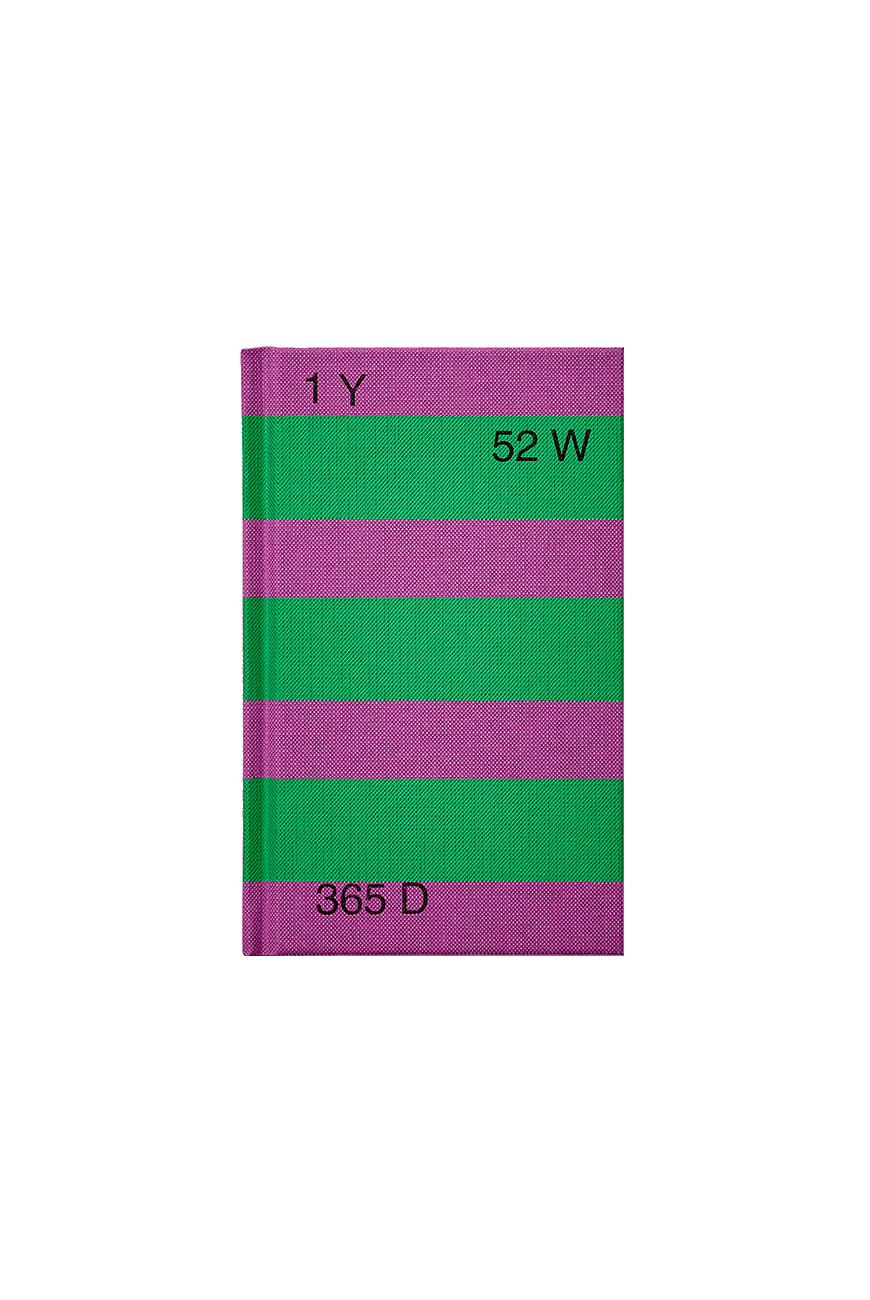 만년 다이어리 YWD Diary - 02 Green Purple