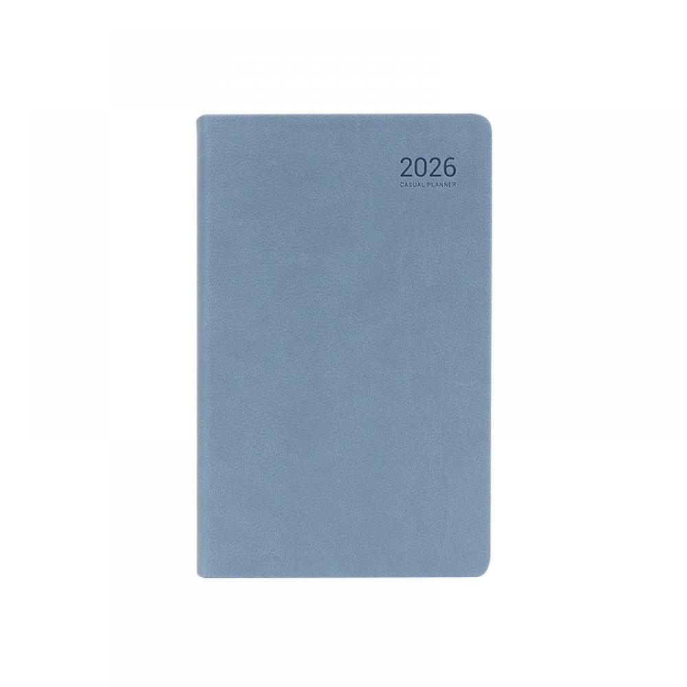 26년 캐주얼 플래너 먼슬리노트 32절 더스티블루