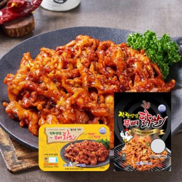안동yes푸드 직화양념 무뼈닭발 150g 250g, 5봉 [원산지:국산(경상북도 안동시)]
