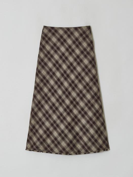 TVF CHECK MAXI SKIRT_2COLORS