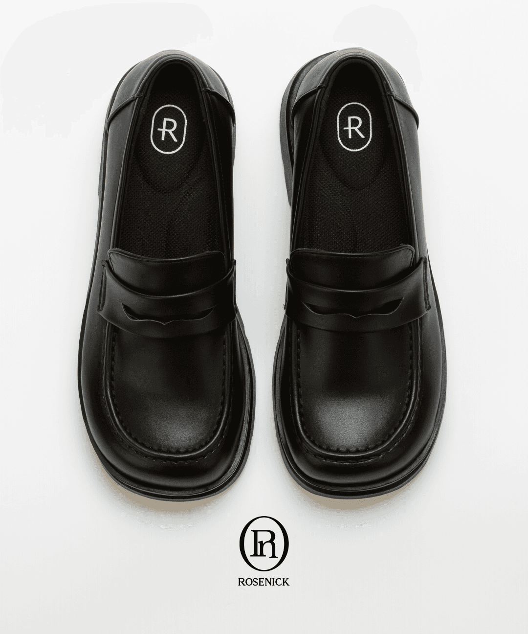 로제니크 [40년 장인 수제화 로제니크] 데스티 몽글 플랫폼 페니로퍼 (5cm/3colors)