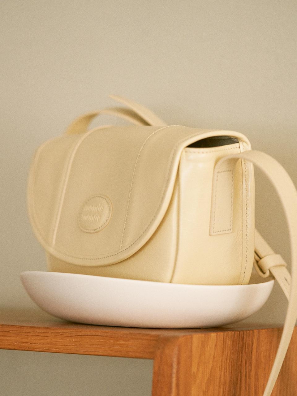 Classic Leather Half Moon mini Bag_3colors