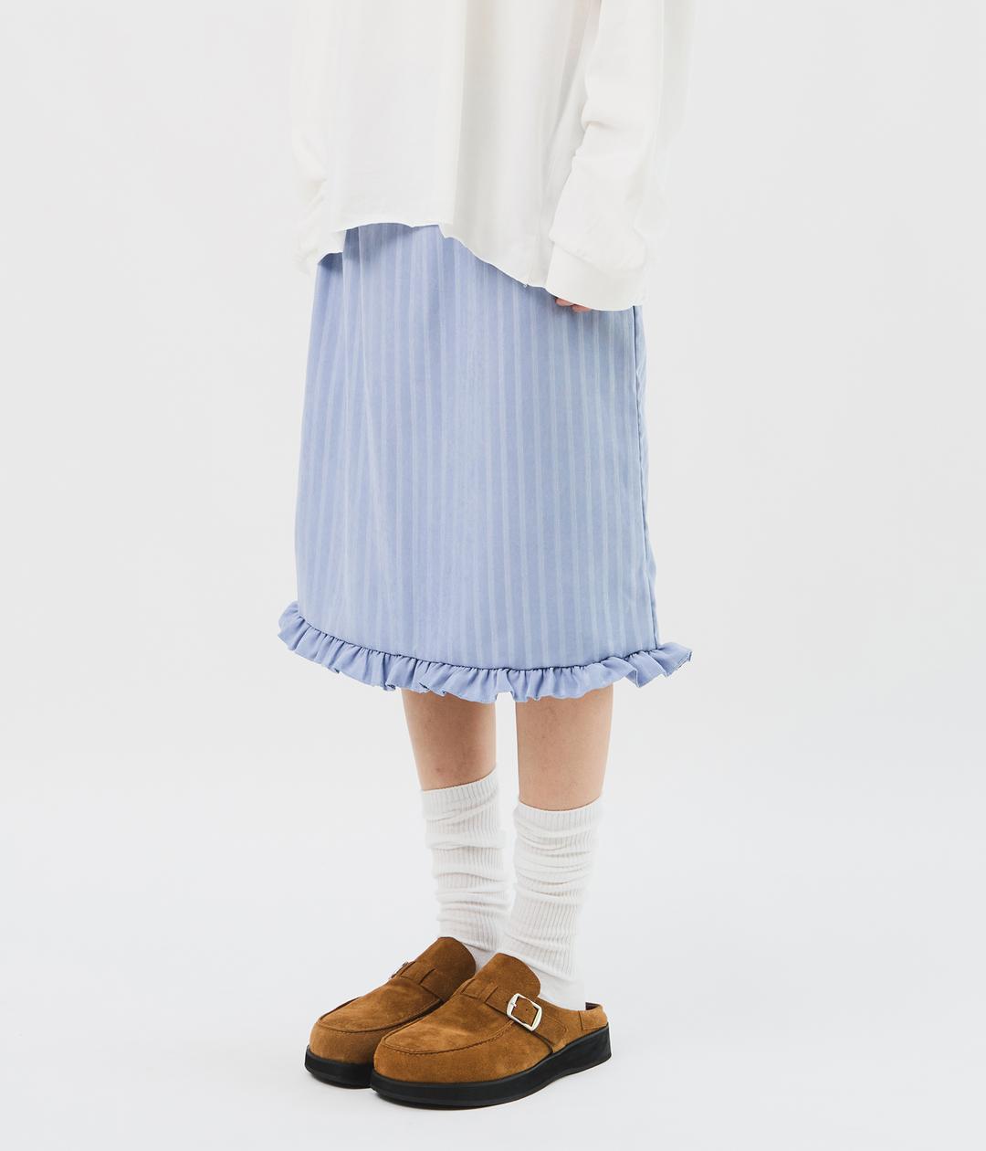(W) Mei Striped Skirt (3color)