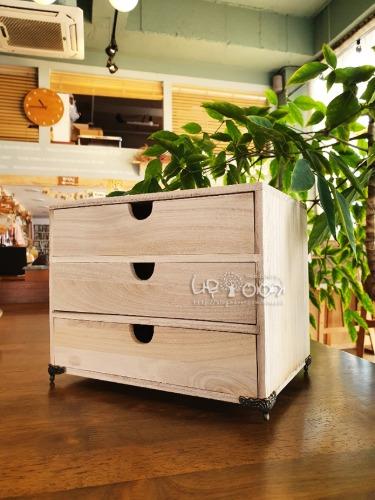 [반제품] 다리달린 3단 원목서랍장-초보도 쉬운 제품!!!