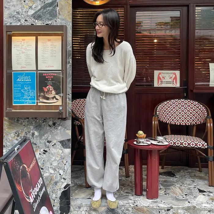 Pose Jogger Pants_Melange Gray