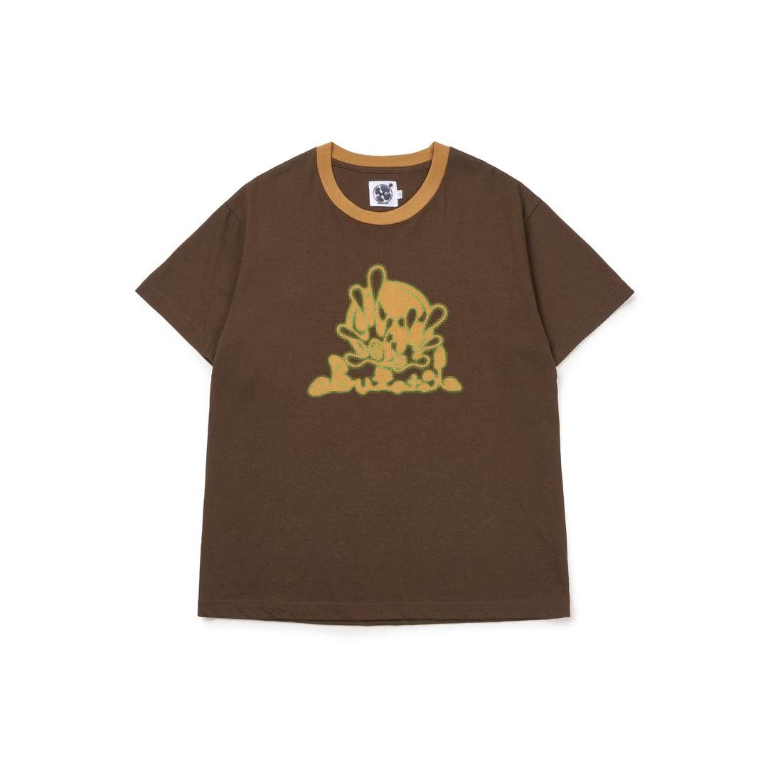 Frog Paw Logo T-shirt Brown