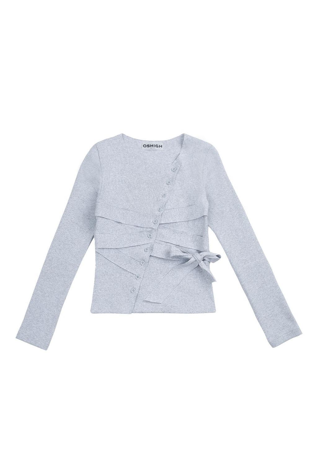 BANDAGE CARDIGAN MELANGE