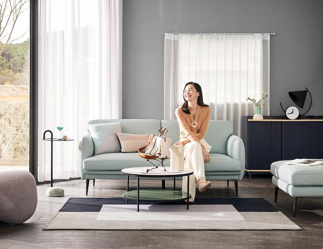 [Find Your Comfort 7%] 피노 2인 천연면피 소가죽 소파