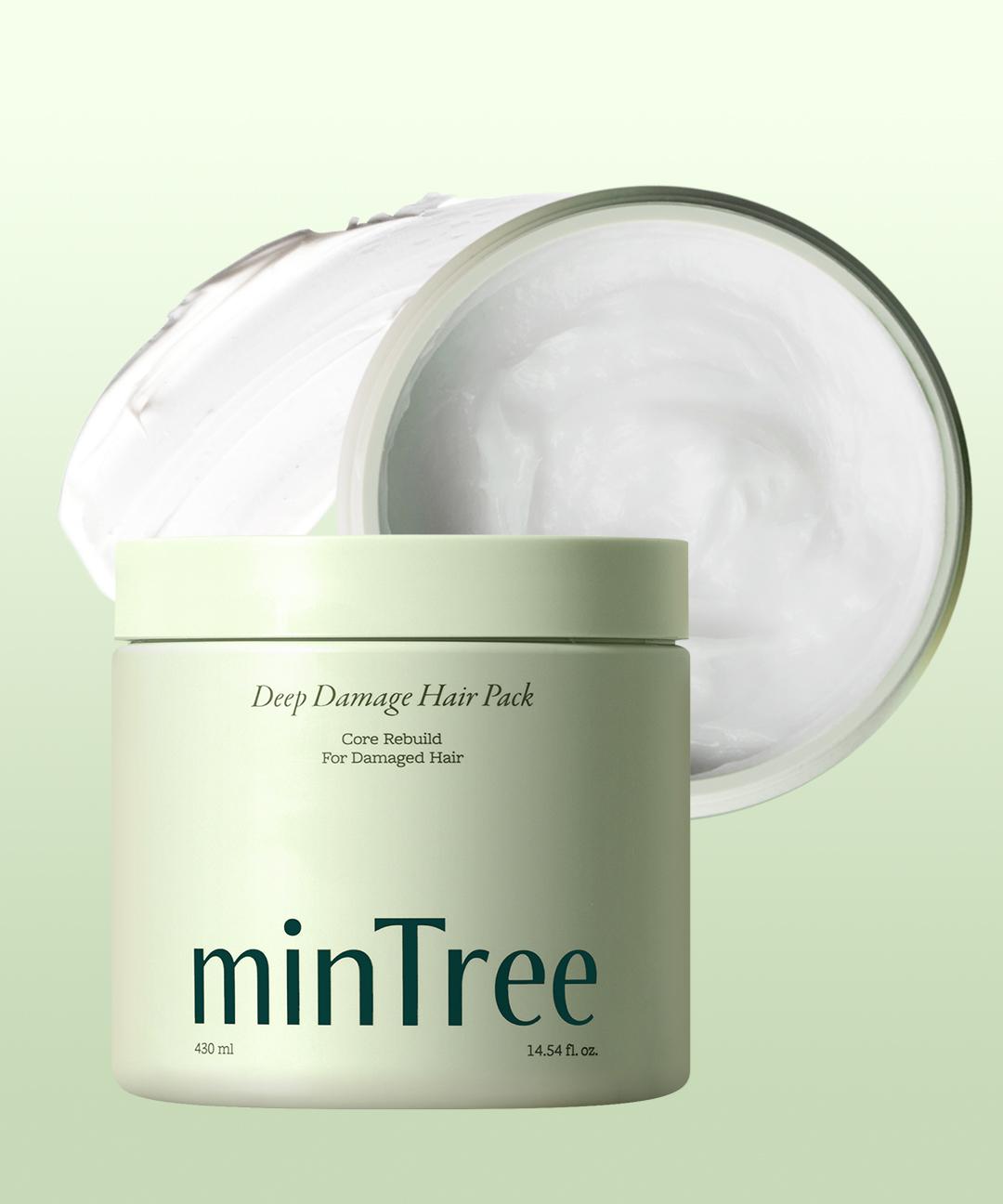 민트리 [NEW🌟][손상모/무실리콘] 민트리 딥 데미지 헤어팩 430ml