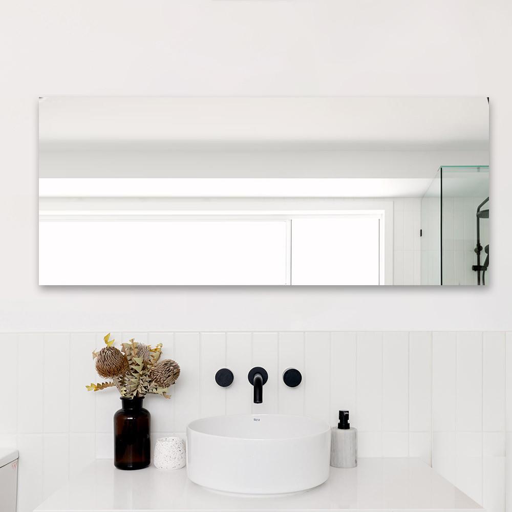 전면 거울장 욕실 수납장 플랩장 쇼바장 1200x500mm