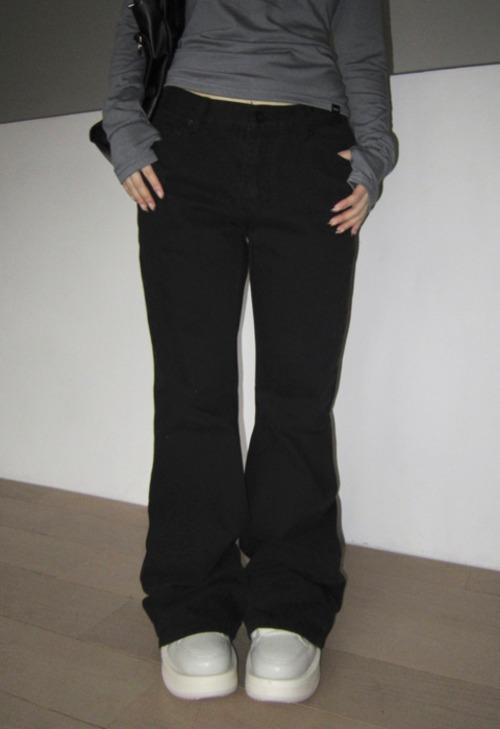 이즈이즈 Medium Cotton Bootcut Pants