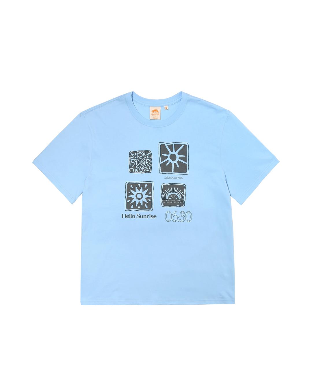 HS Sun Stamp Tee_Sky Blue