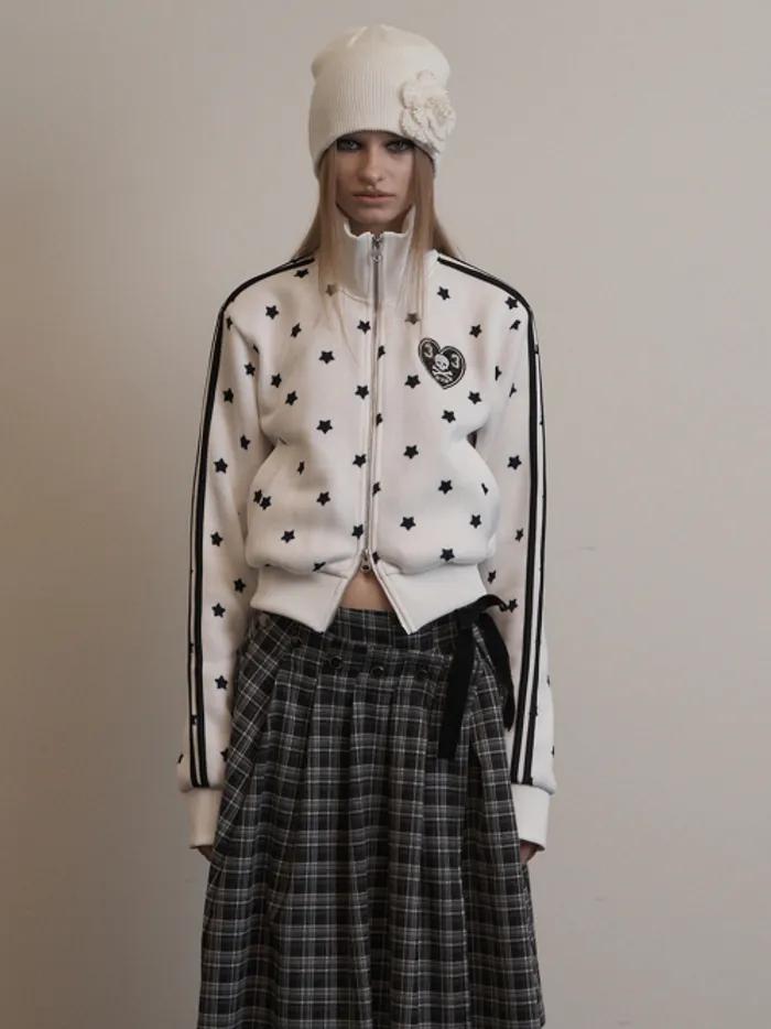 STAR SPORTY ZIP-UP / WHITE