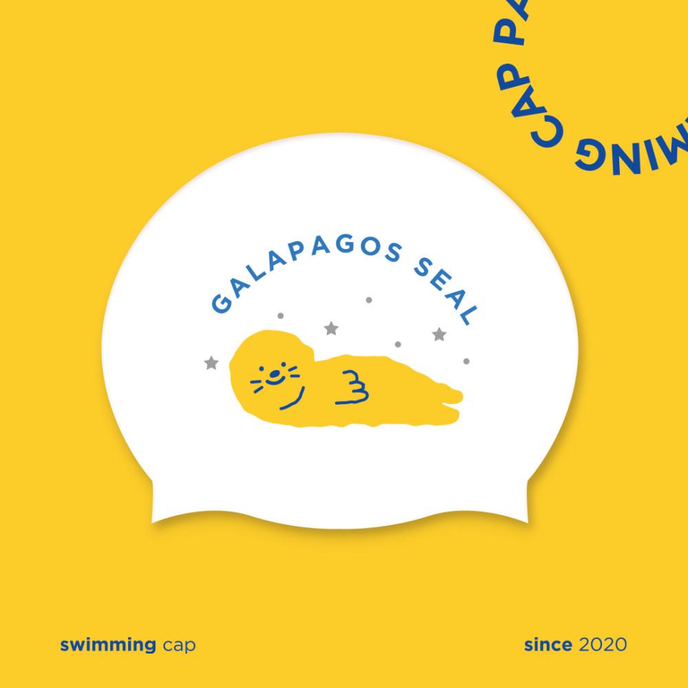 피카스위밍 갈라파고스 물개 옐로우 실리콘수모 수모 제작수모