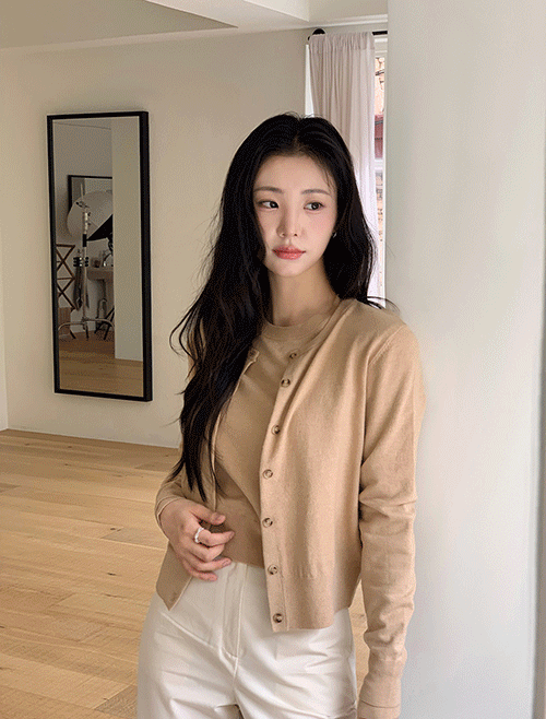 [NEW! 할인]리워드-긴팔 라운드 가디건 (주문폭주!)