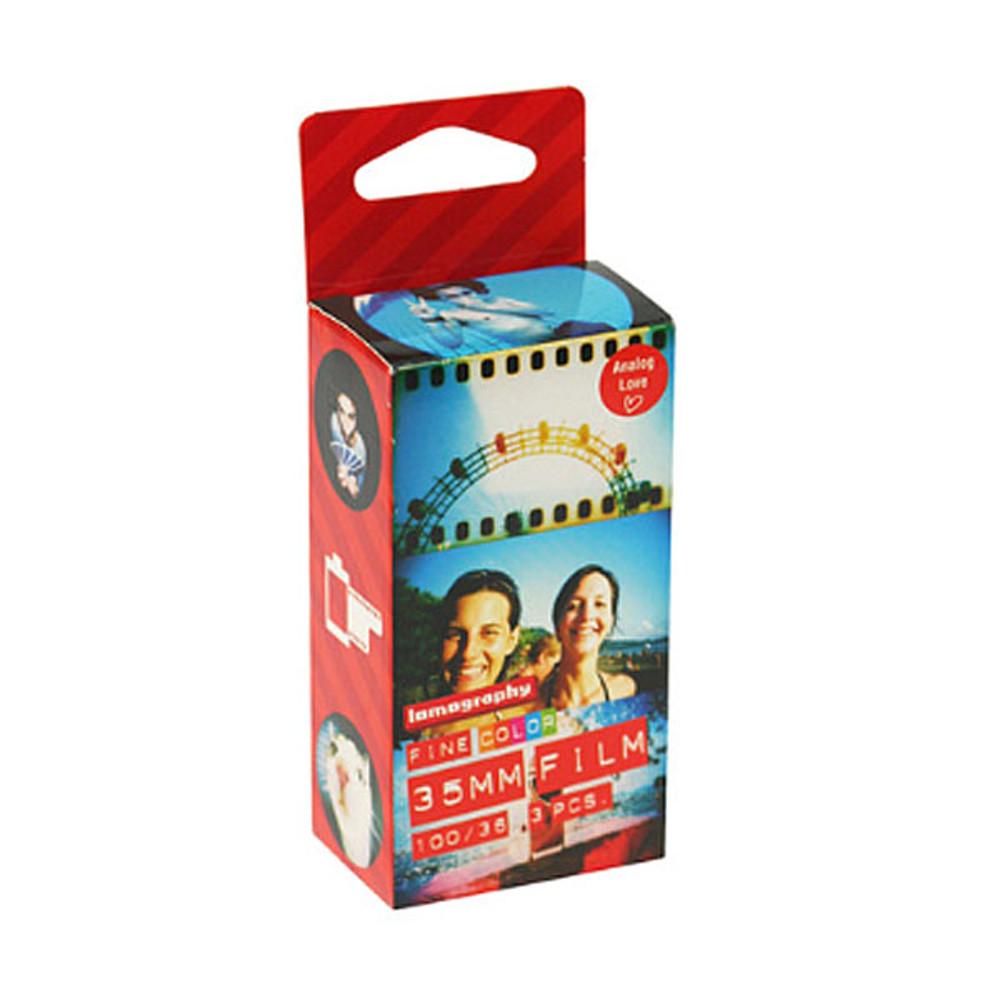 로모필름 컬러필름 100-36컷 - 3롤 1팩 /로모100필름