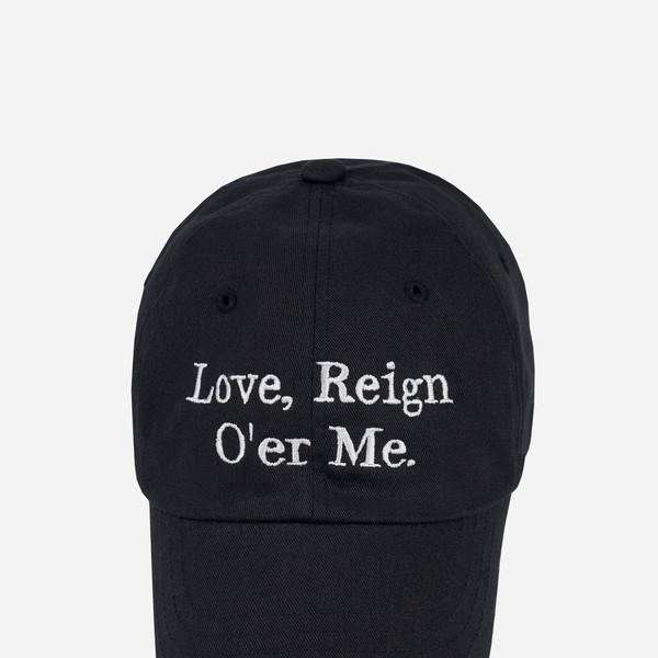 Love embroidered ball cap (Black)