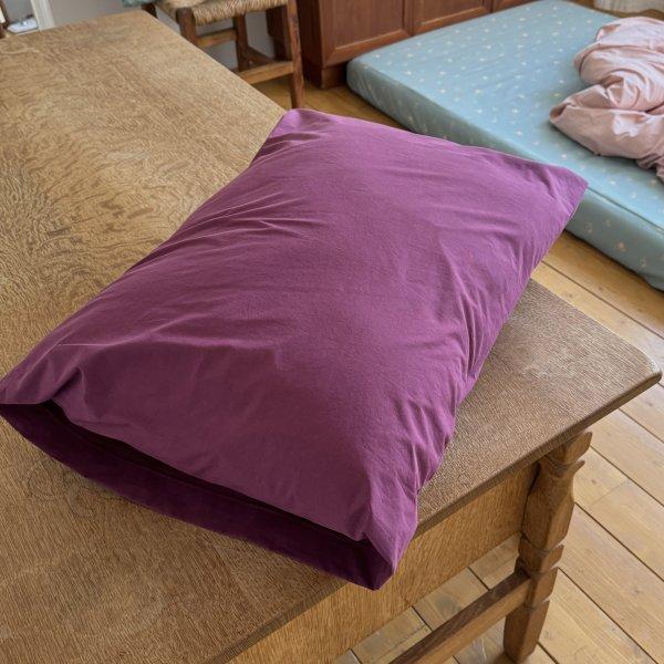 grape solid pillow cover