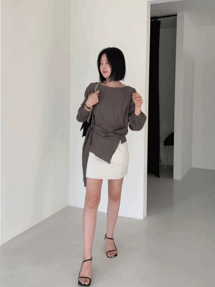 [하객룩/출근룩/데이트룩 추천] 마르텔 랩 블라우스 (3color)