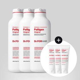 [닥터포헤어] 폴리젠 샴푸 500mlx3+(70mlx3)