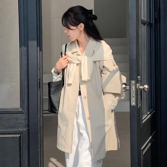 [알로하 PICK] [8차:4/13 예약배송] Rollup cotton half coat_Beige