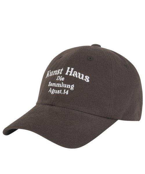 쿤스트하우스 코튼 볼캡 / 다크 브라운