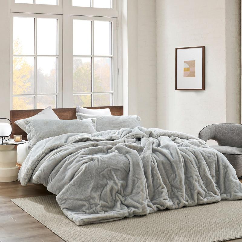 Antarctic Penguin - Coma Inducer® Oversized Comforter Set - Baby Emperor Gray