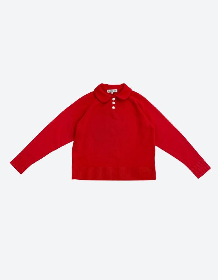 BOCBOK) FLUFFY SWEATER (RED)