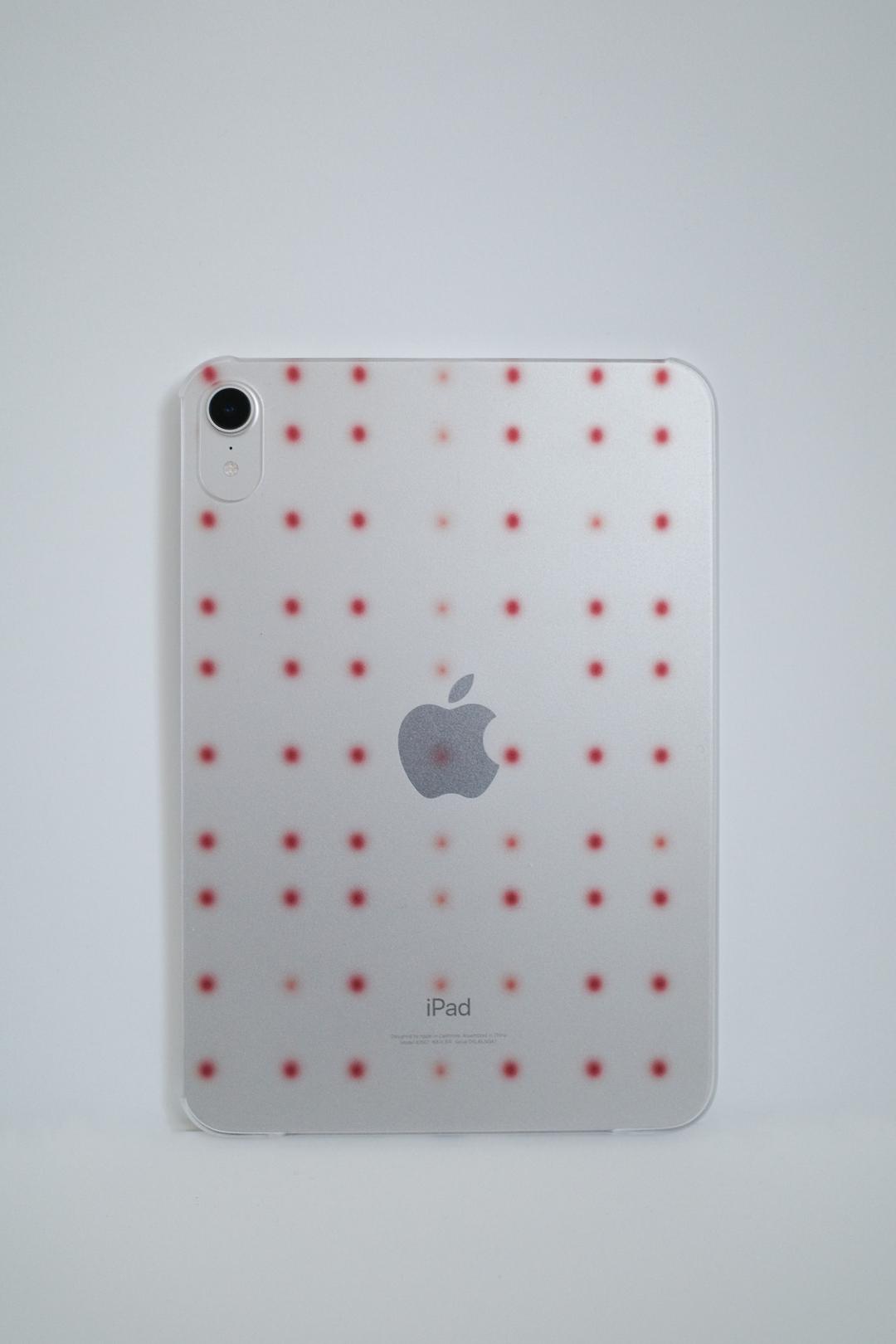 Spread Dot iPad Case 04 (Red)